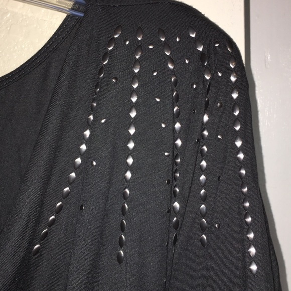 Liz Lange Maternity Embellished charcoal maxi dress. - Picture 4 of 6